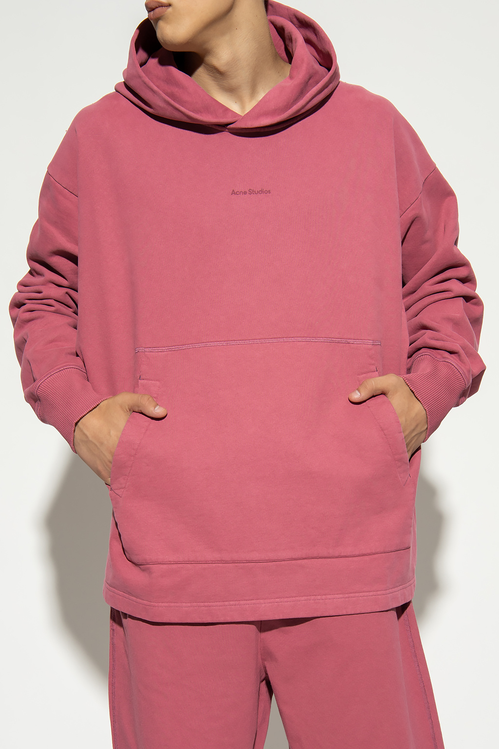 Acne studios best sale pink hoodie